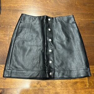 Zara Leather Skirt